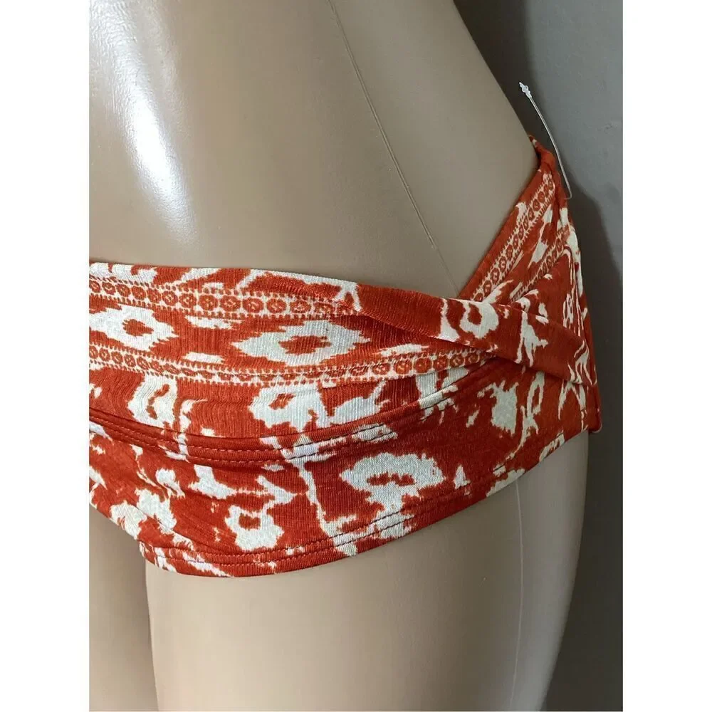 New. Robin Piccone burnt orange floral bikini set. Small. M-top/S-bottom. Retail